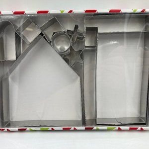 Martha Stewart Collection Cookie Cutter Set 10 Piece Stainless Steel Gingerbread